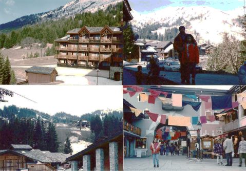 Val Morel (Franciaország). Tavaszi sítáborunkban készült fényképek valamikor a kilencvenes évek első felében.