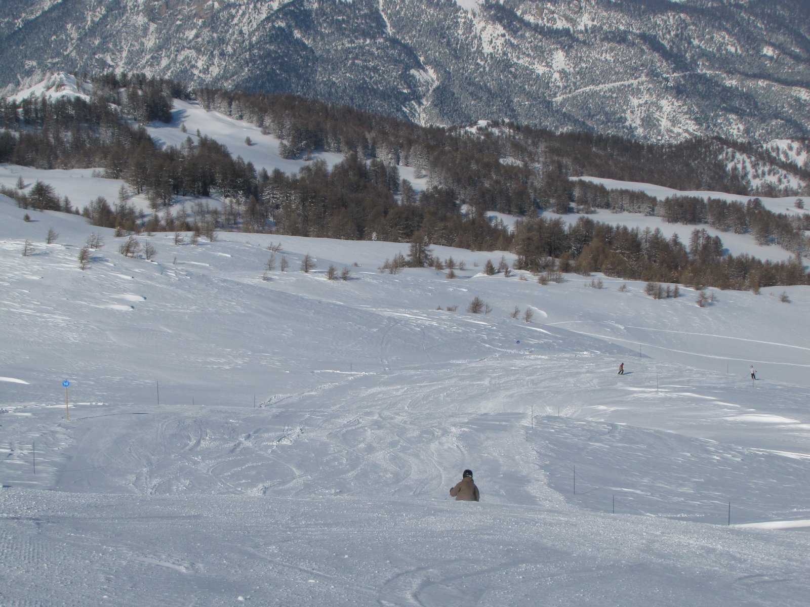 Risoul, a legszélső pálya (Clos des Alpes)