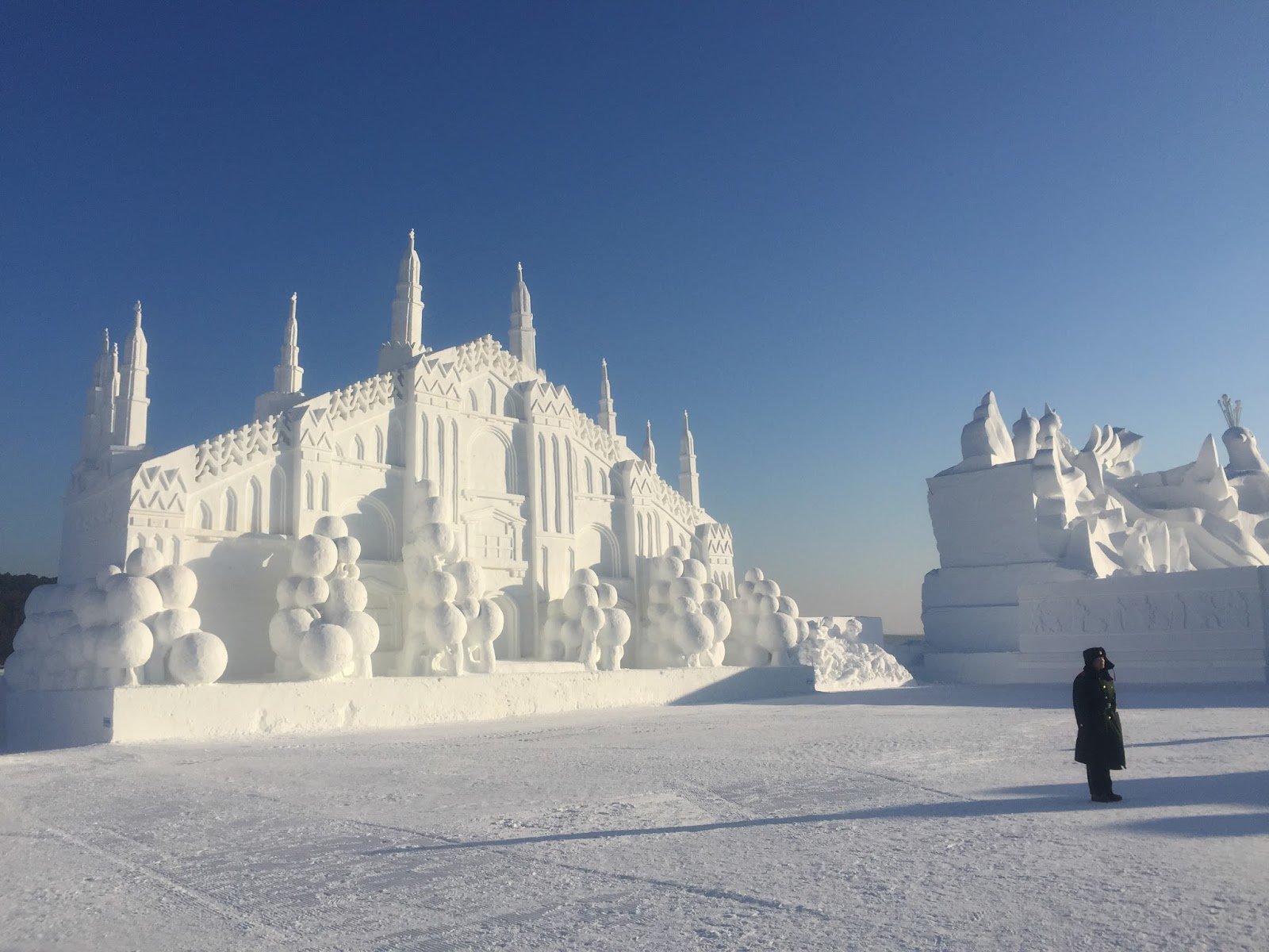 Igazi mesterművek voltak ezek a kínai hószobrok, melyeket egyszerű emberek farigcsálták heteken keresztül egyszerű szerszámokkal.