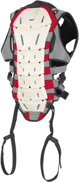 Scott Compression Reducer X gerincvédő  Gerincvédő. Műanyag hátsó platni, szellőző lyukakkal. Zippzáras mellényrésszel. Lábra csatolható pánt