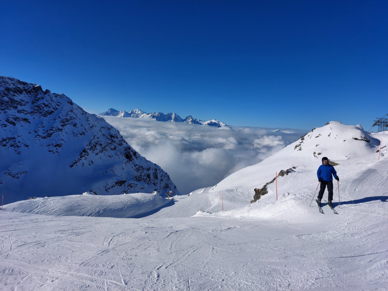 Kilátás a Col de Gentianesről a verbieri völgy felé