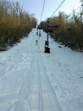 A tárcsás felvonóval,