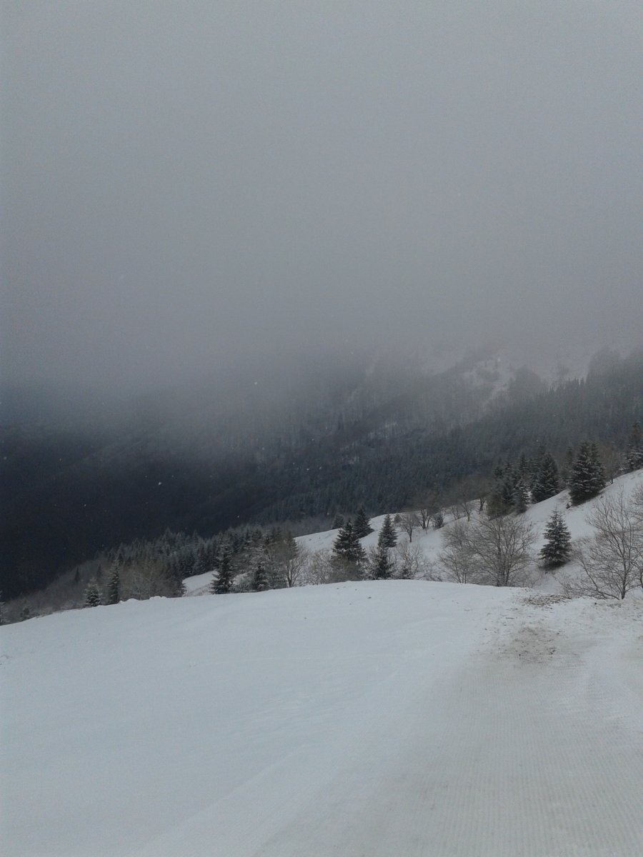 A hóhatár kb. 1000 méteren volt