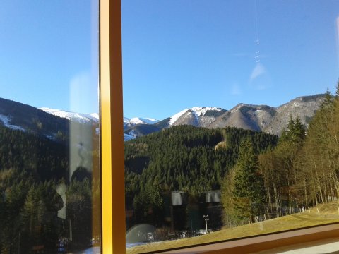 Kilátás a Hotel Boboty étterméből