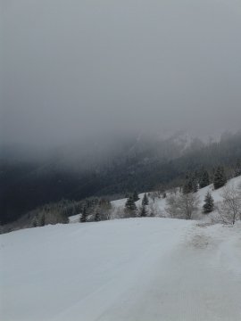 A hóhatár kb. 1000 méteren volt