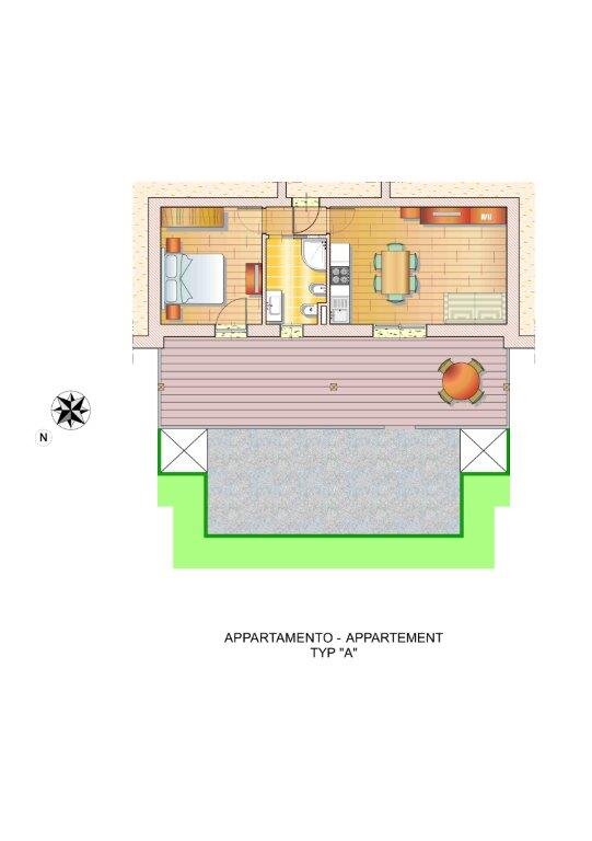 "A" 2 szobás apartman - 4 fős