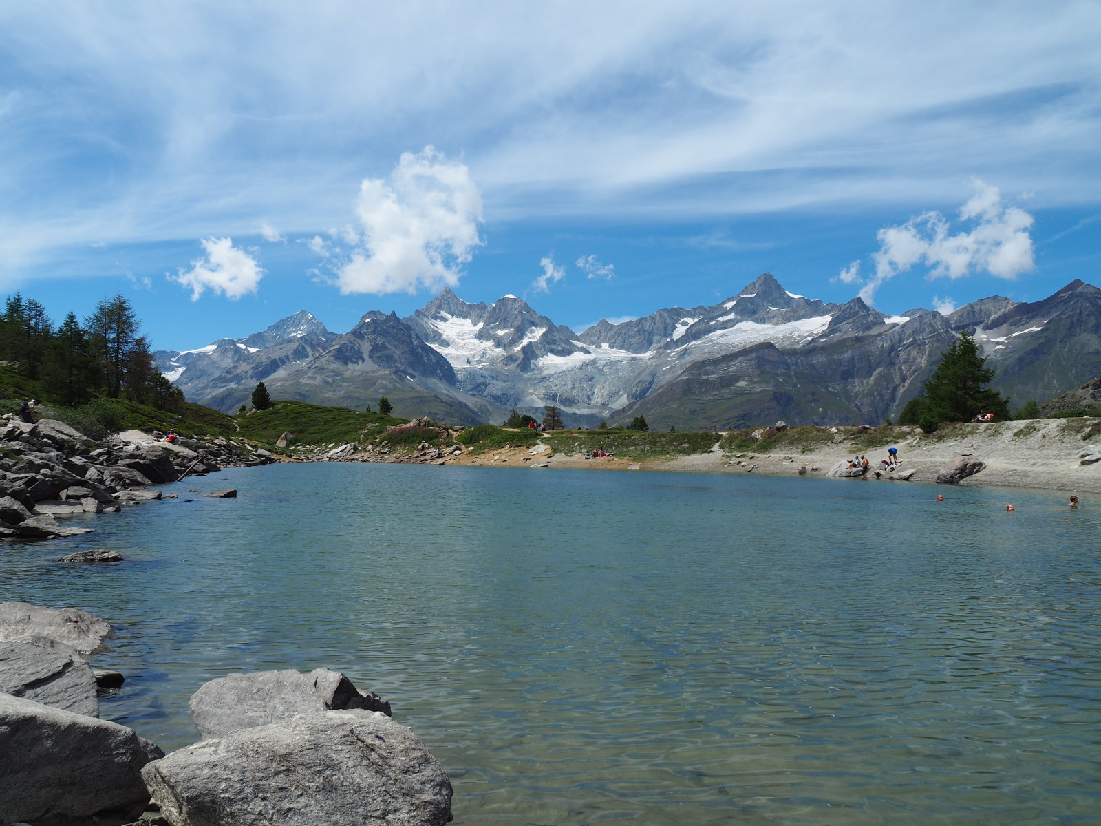 Grünsee (ebben a tóban fürödtünk)