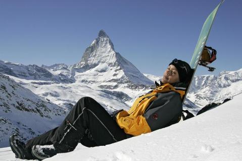 Háttérben a Matterhorn