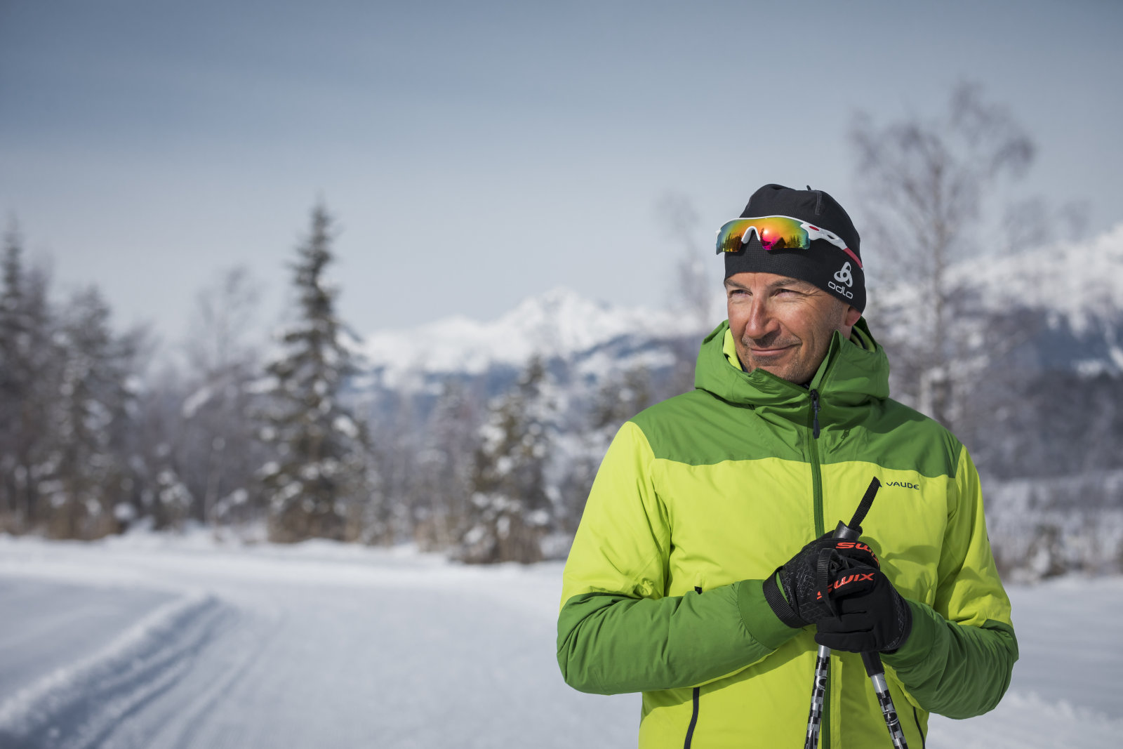 Wolfgang Wernitznig - a Weissensee Információs Központ főmunkatársa imádja a téli sportokat.