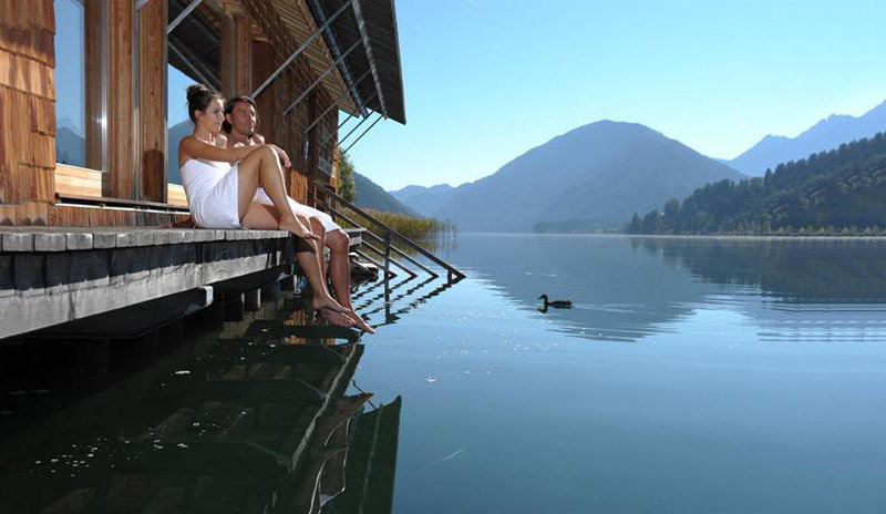 A Seehotel Enzian tavi szaunája | Fotó: seehotelenzian.at