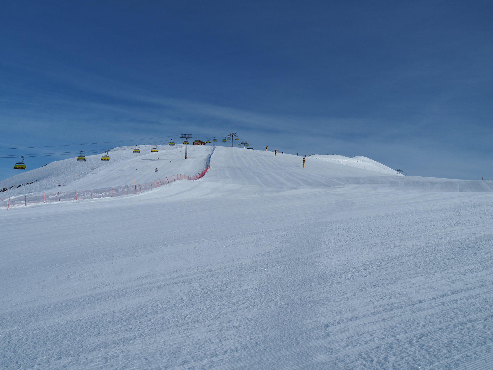 Reggel a Wixi felvonó melletti pályán
