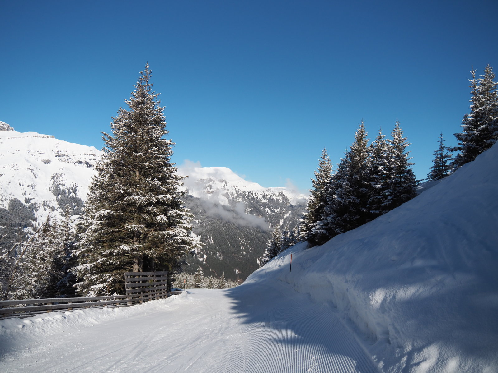 a völgybe vezető út