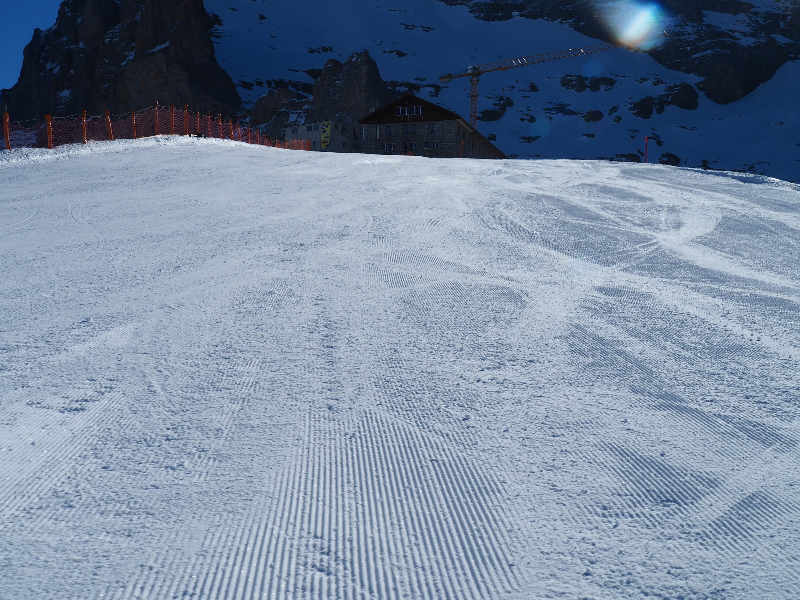 Eiger gleccser melletti pálya