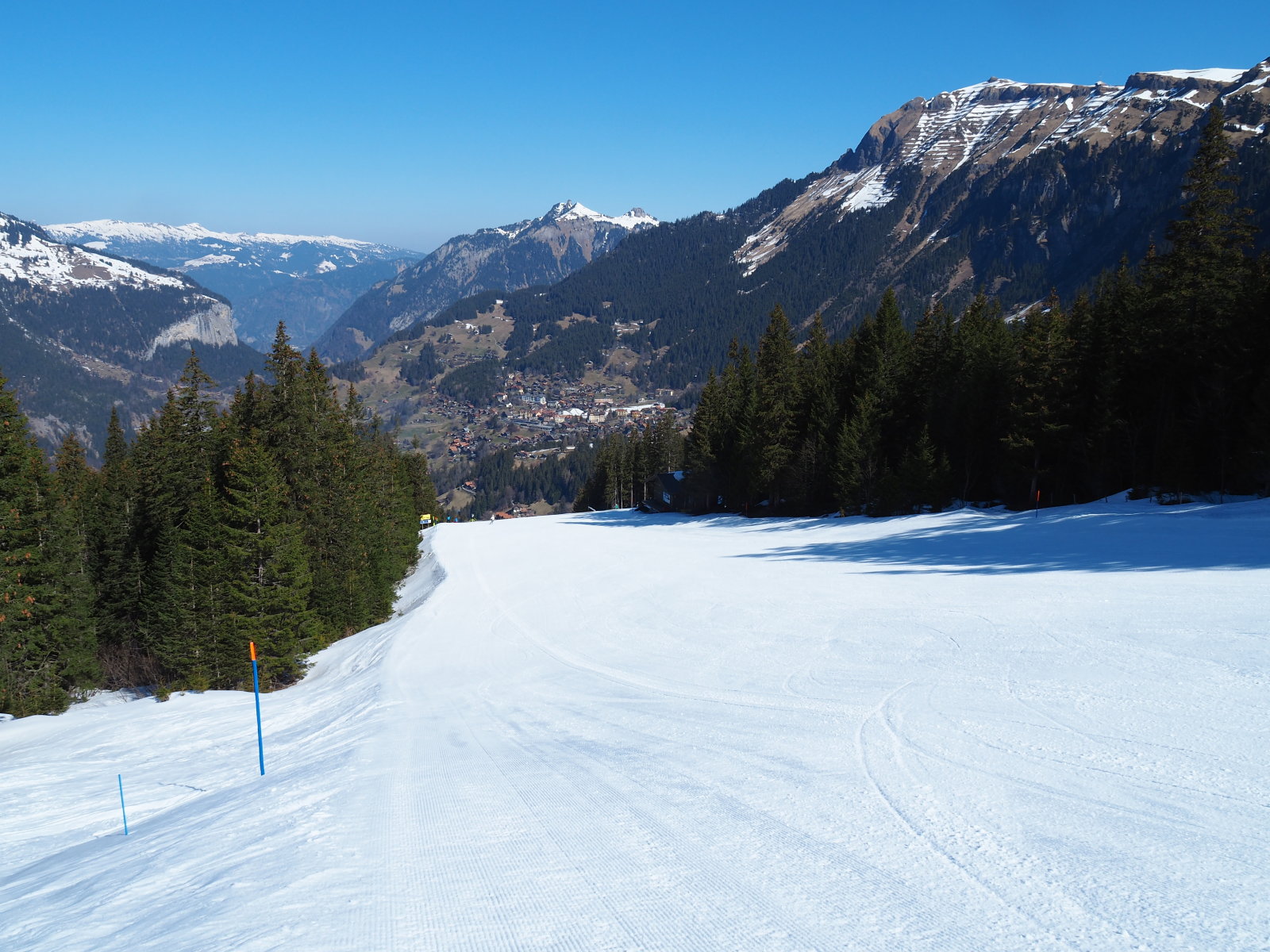 Wengenbe vezető sípálya