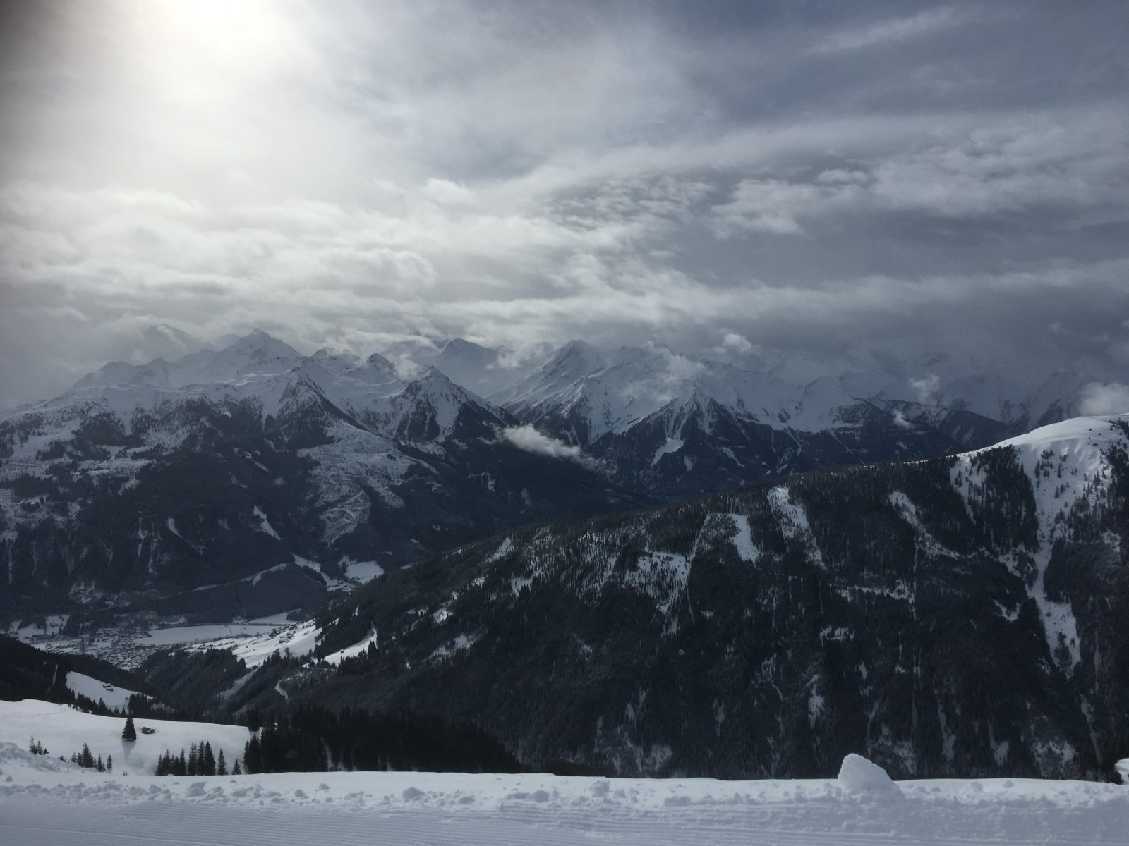 "kilátóterasz a Hohe-Tauern Nemzeti Parkra No.2 " -Wildkogel-Arena