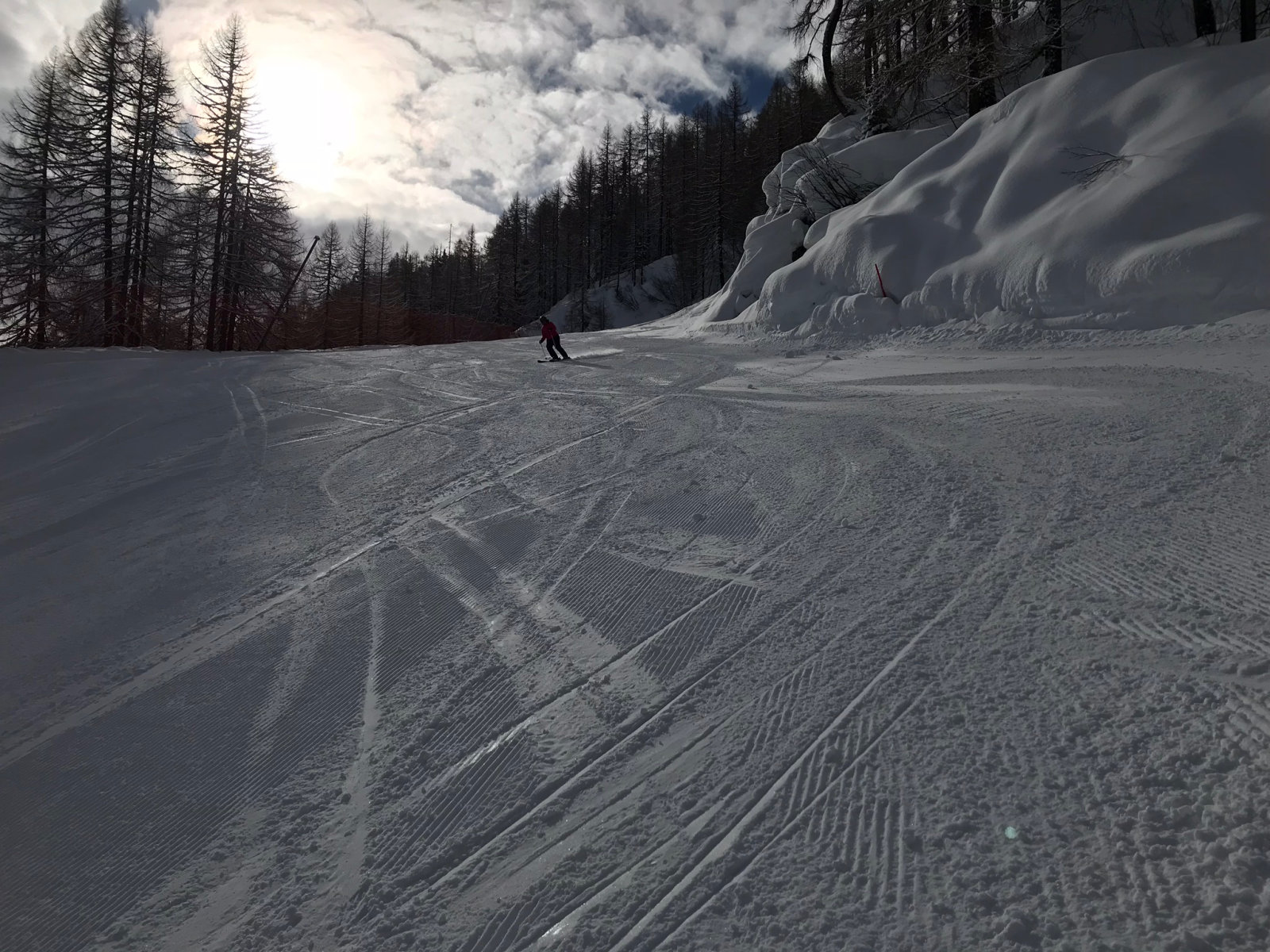 Kora reggel a Weltcupstrecke-n