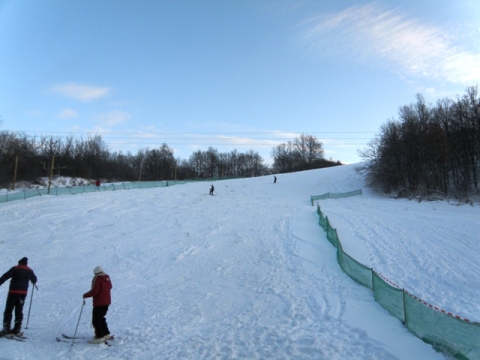 A zebegényi sípálya 2011-ben