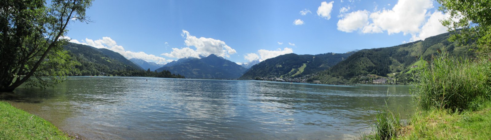 A tó északi részén lévő szabadstrand