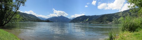 A tó északi részén lévő szabadstrand