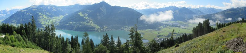 Zeller See a Plettsaubergről, 1301 m magasságról - Kattints a képre a nagyításhoz