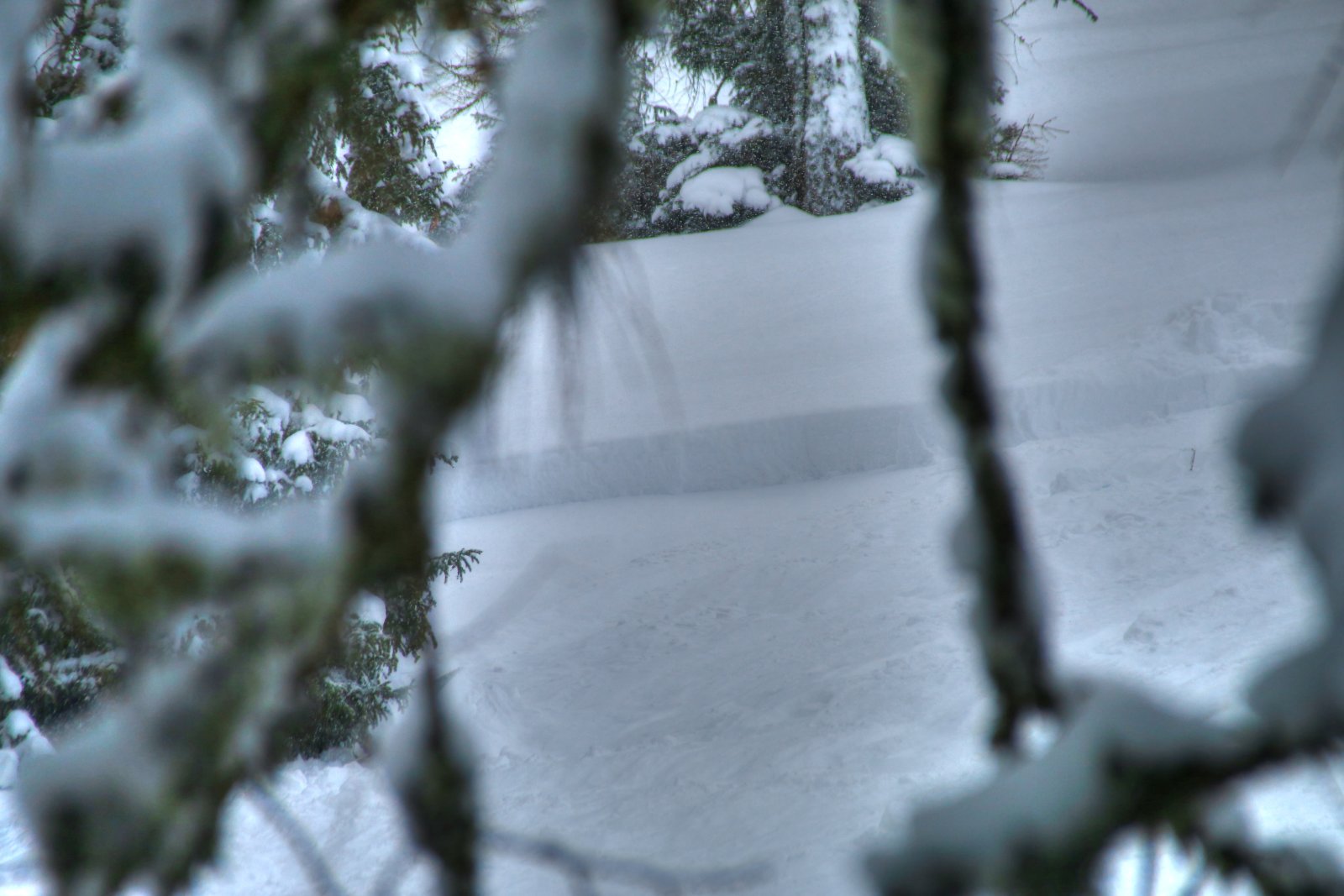 A hó helyenként még igen labilis volt
