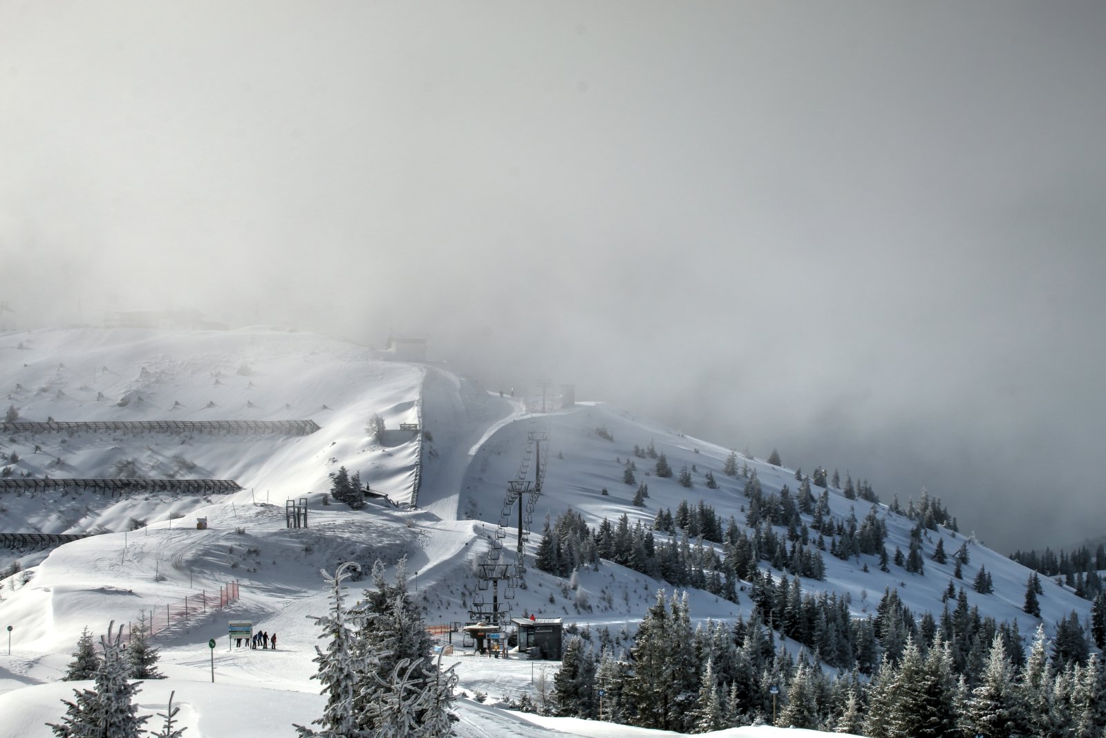 A Nap és felhő küzdelme a Hochzellerbahn körül