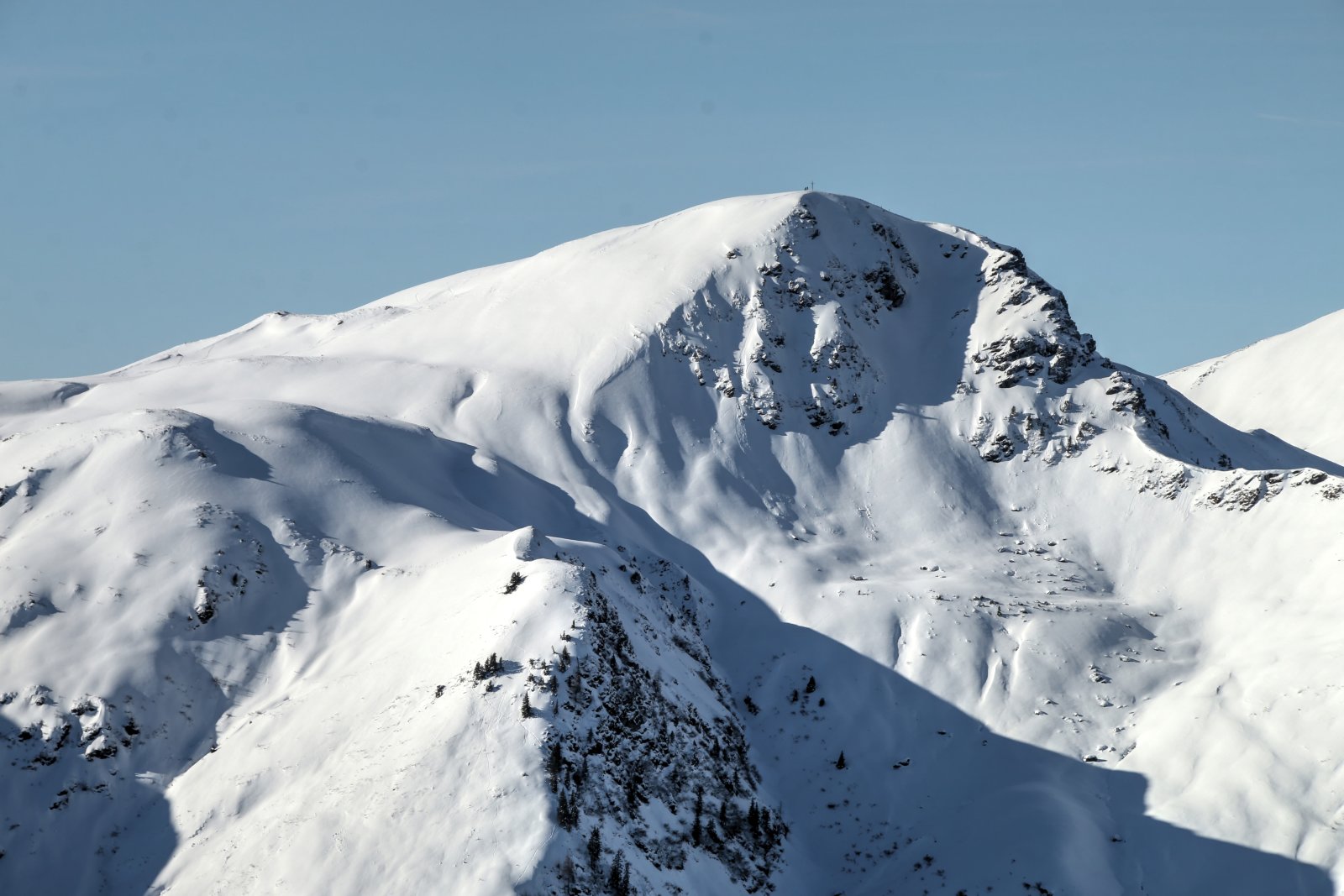 A 2100 m körüli Maurerkogel kedvelt sítúra helyszín