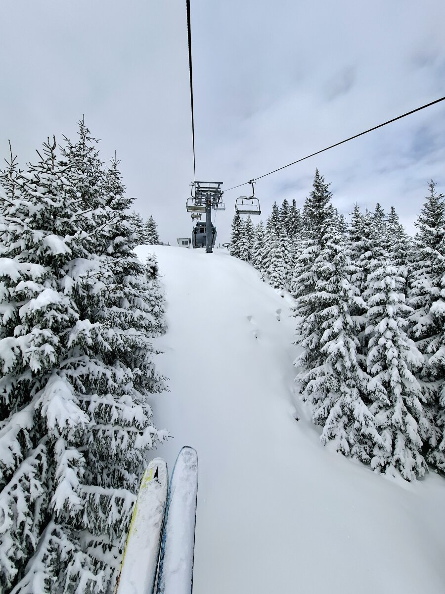 A Hirschkogelhez (1700 m) közeledve, sokan nem voltak