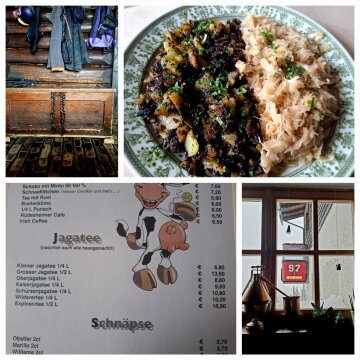 Lényegében csak két hütte volt nyitva, kedvencünk egyértelműen a Breiteckalm finom ételekkel és klasszikus hütte hangulattal (már csak a füst "hiányzik")