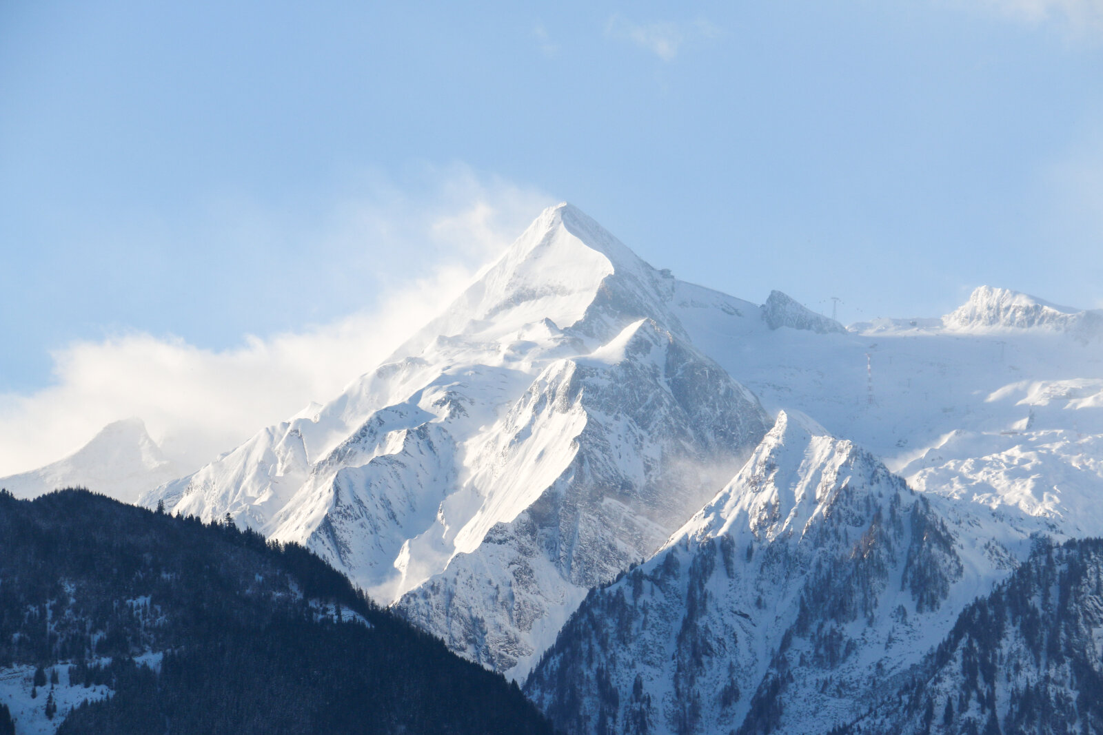 A 3204 m magas Kitzsteinhorn