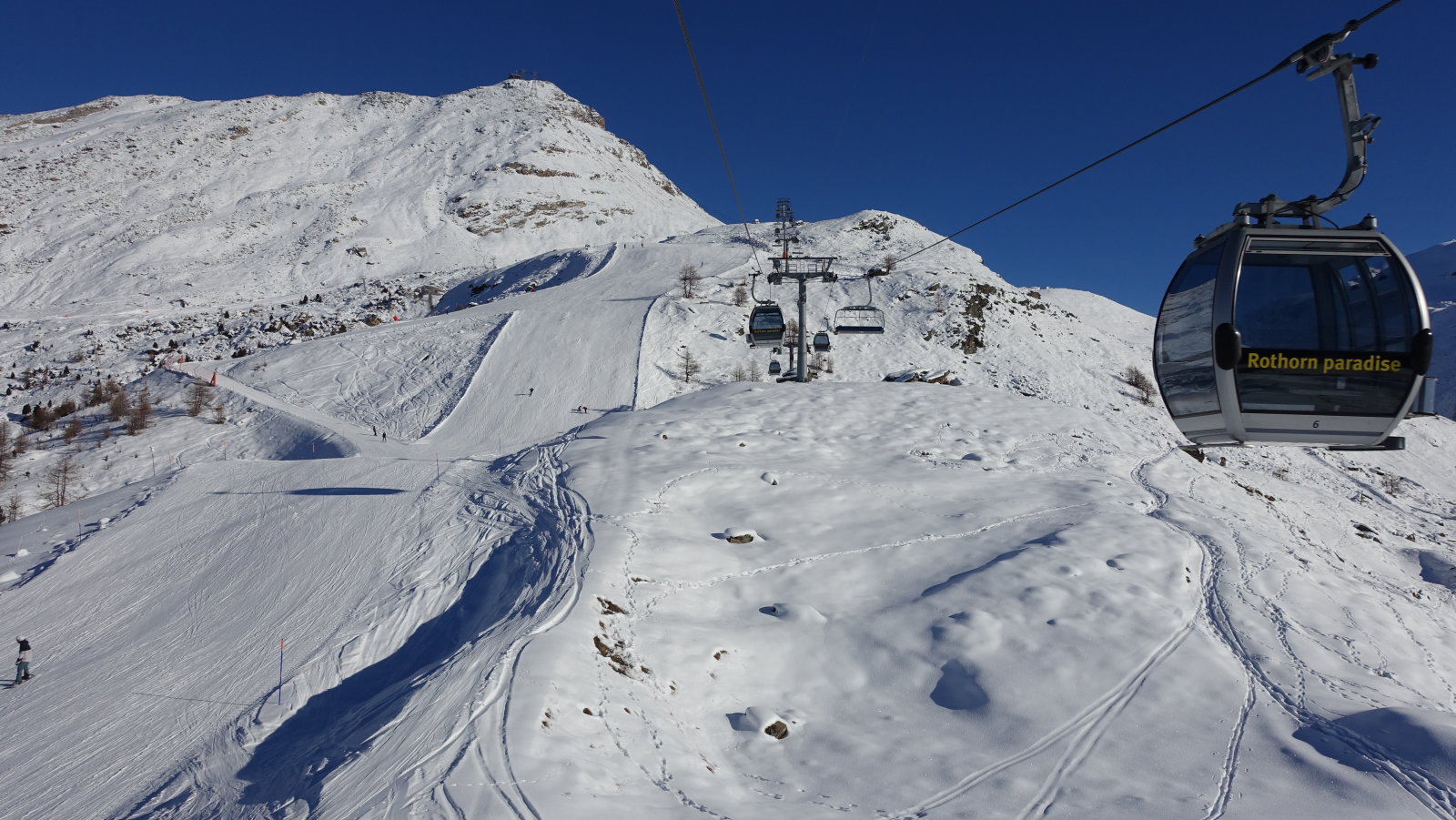 7-es pálya közepe a liftböl