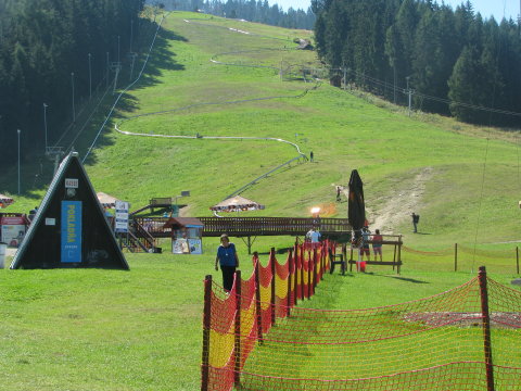 Nyári egysines szánkópálya