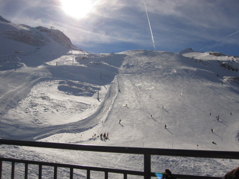 Tuxer Fernerhaus teraszáról