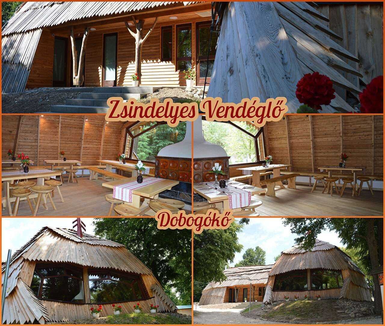 Montázs: Zsindelyes Vendéglő Dobogókőn