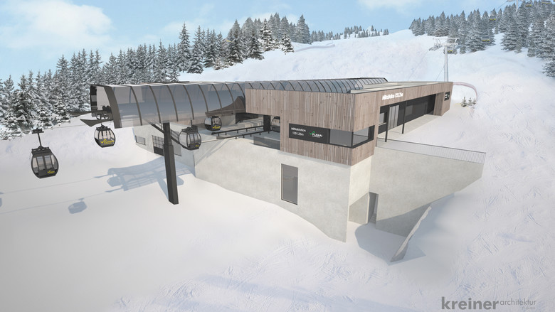 A planai 10 fős kabinos látványterve