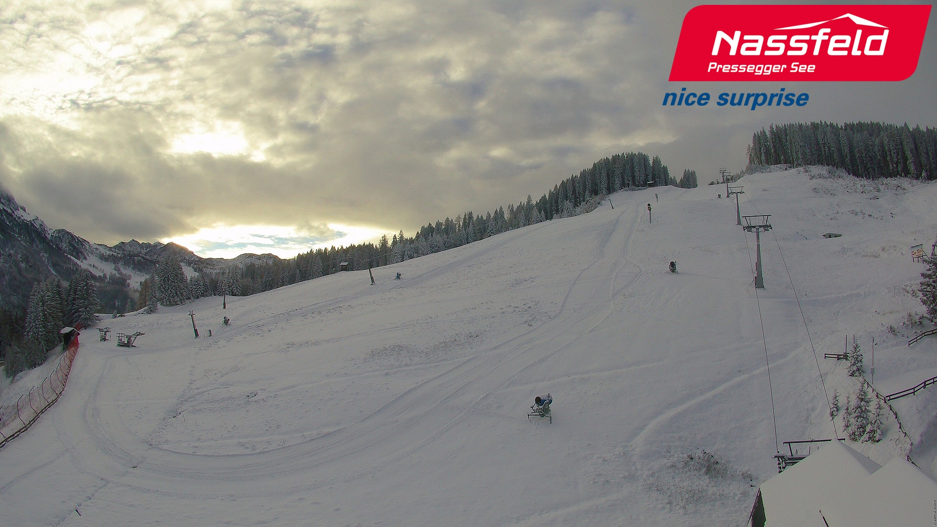 Nassfeld, webkamera ma reggel