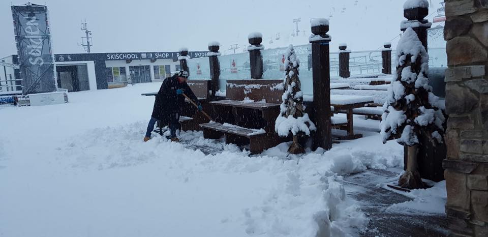 Sölden tegnap reggel