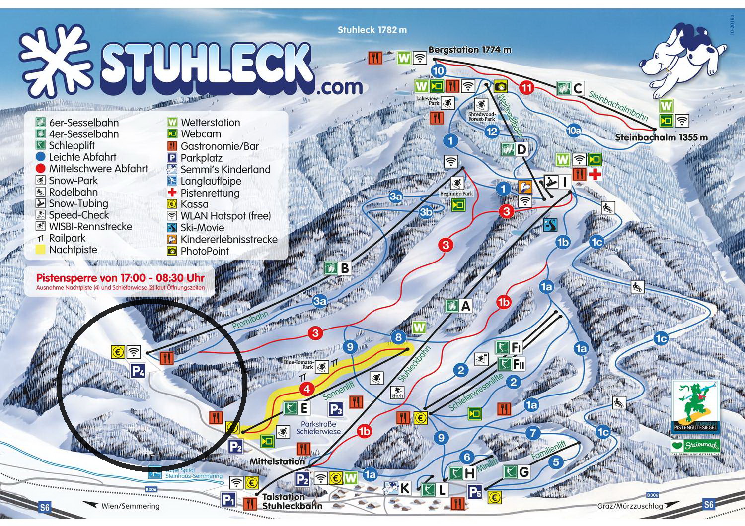 A baleset helyszíne