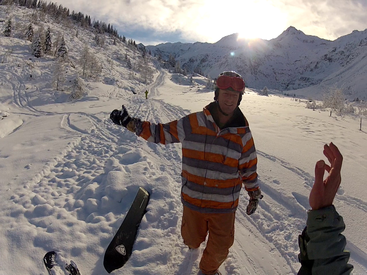 Endru egy elégedett csúszás után | Fotó: golo