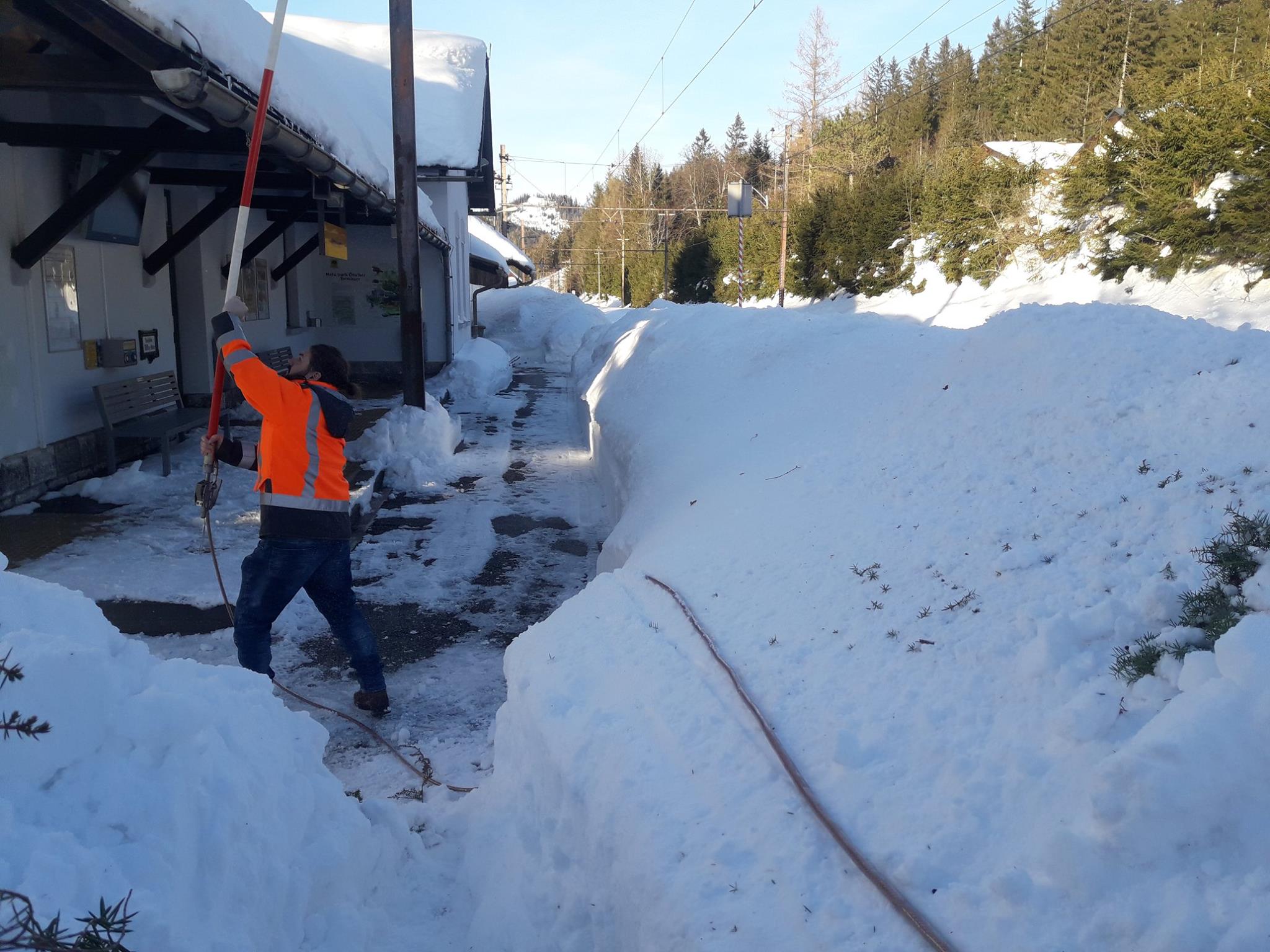 Ezen az állomáson hiába várták a vonatot (Kép: NÖVOG)