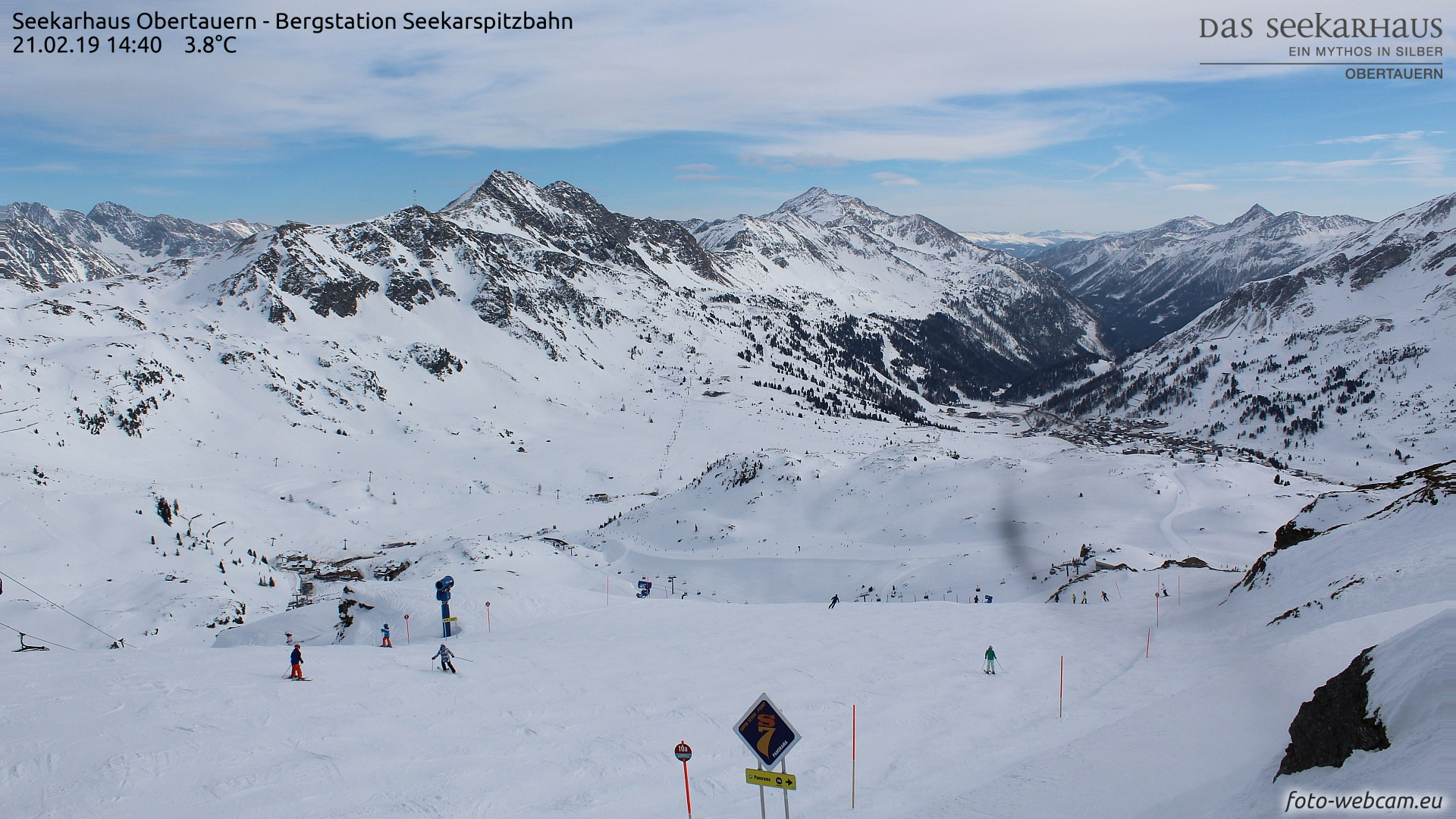 Obertauern. Webkamera tegnap