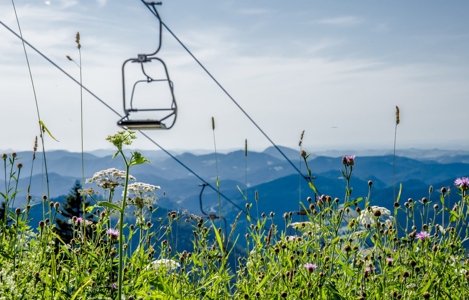 2019. május 25-én indul a nyári szezon a Nagy-Ötscherre közlekedő kétüléses felvonó megnyitásával. Fotó: Lackenhof am Ötscher