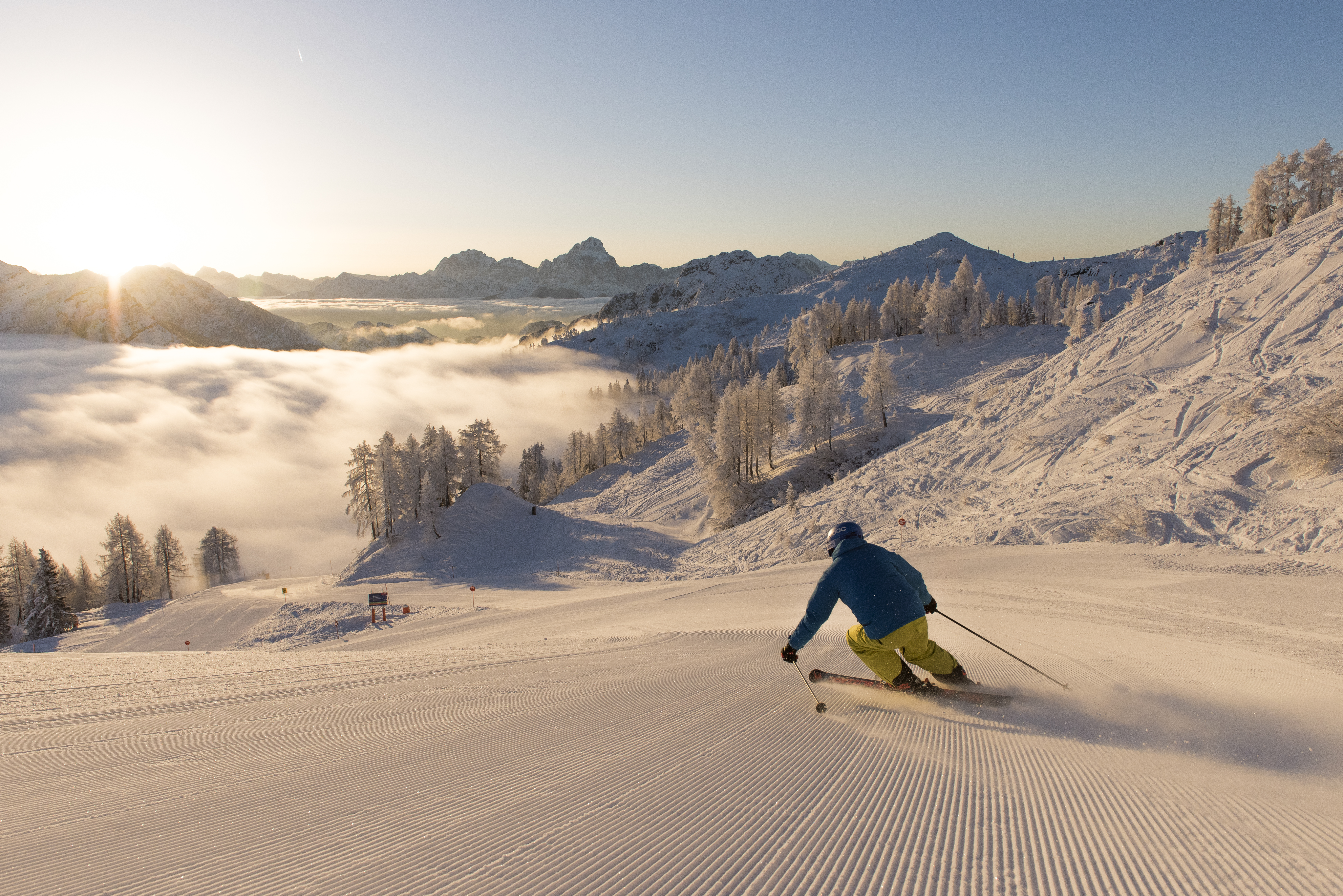 Idilli síelés Karintiában - Fotó: Franz Gerdl / KW