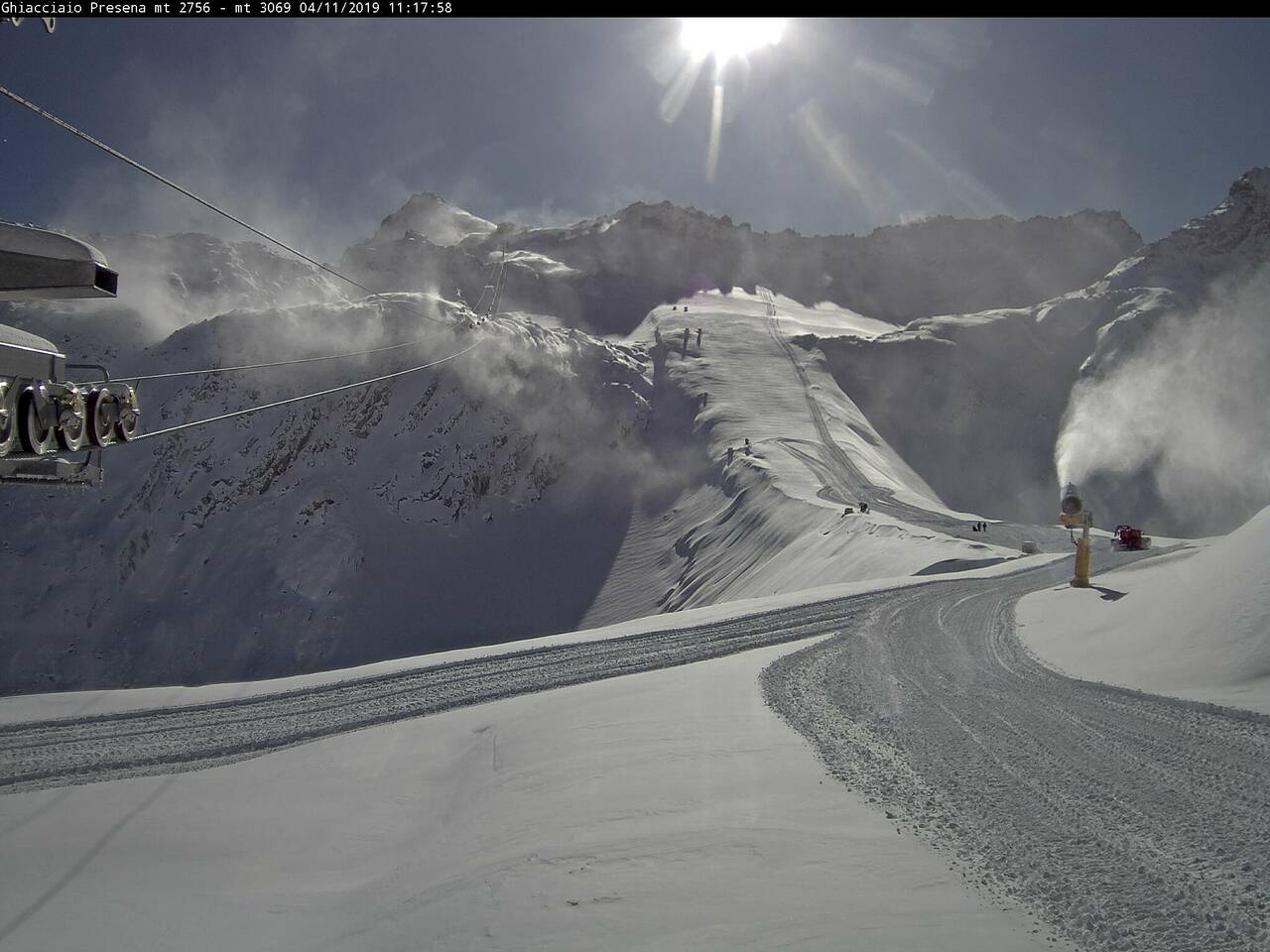 Webkamera: Presena-gleccser, Olaszország