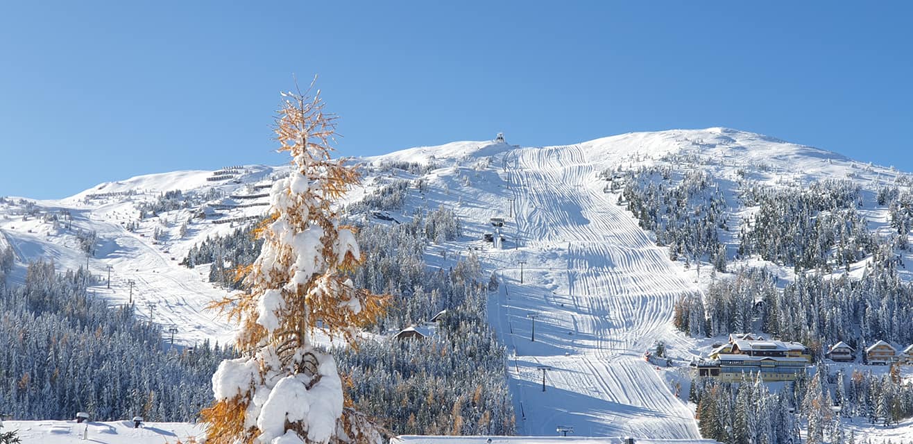 70-80 cm hó Katschbergen - Fotó: Bergbahnen Katschi facebook oldala