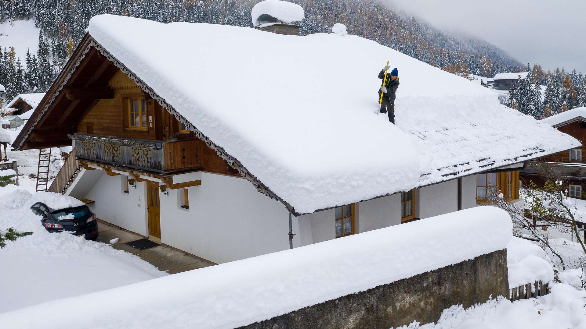 Múlt heti havazás a faluban