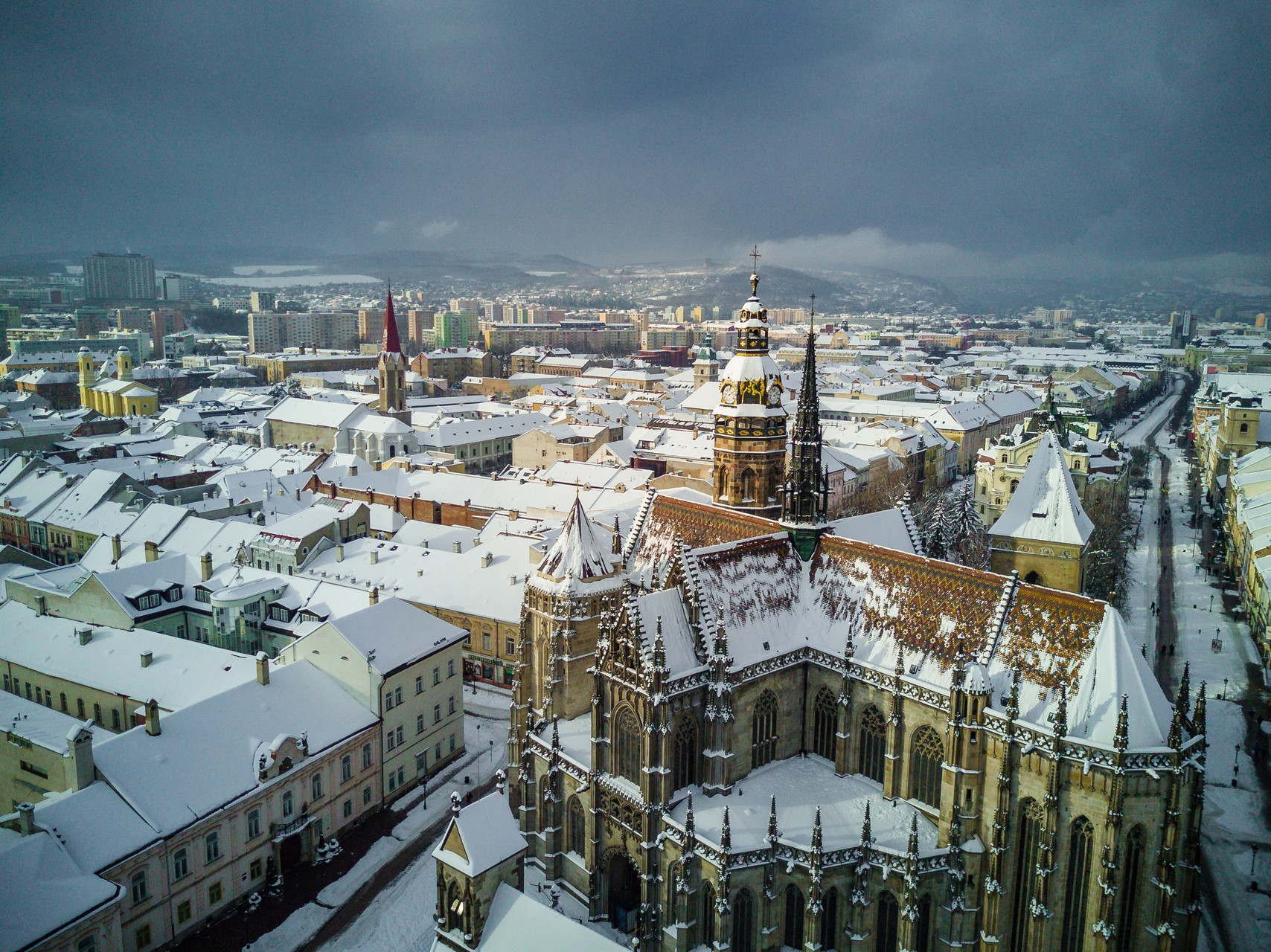 Kassa látképe télen | Fotó: kosiceregion.com