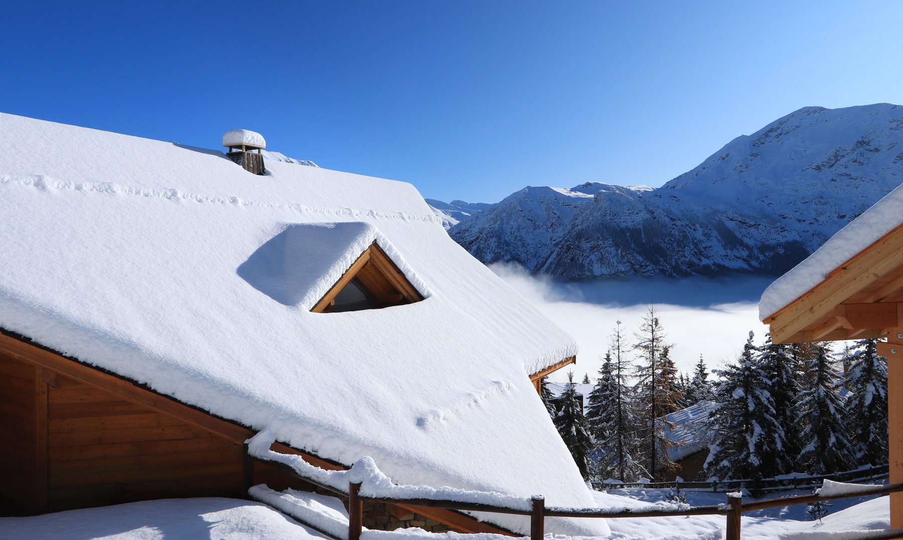 Orcières Merlette, a friss hómennyiségek: 30 cm a völgyben, 80 cm a hegyen