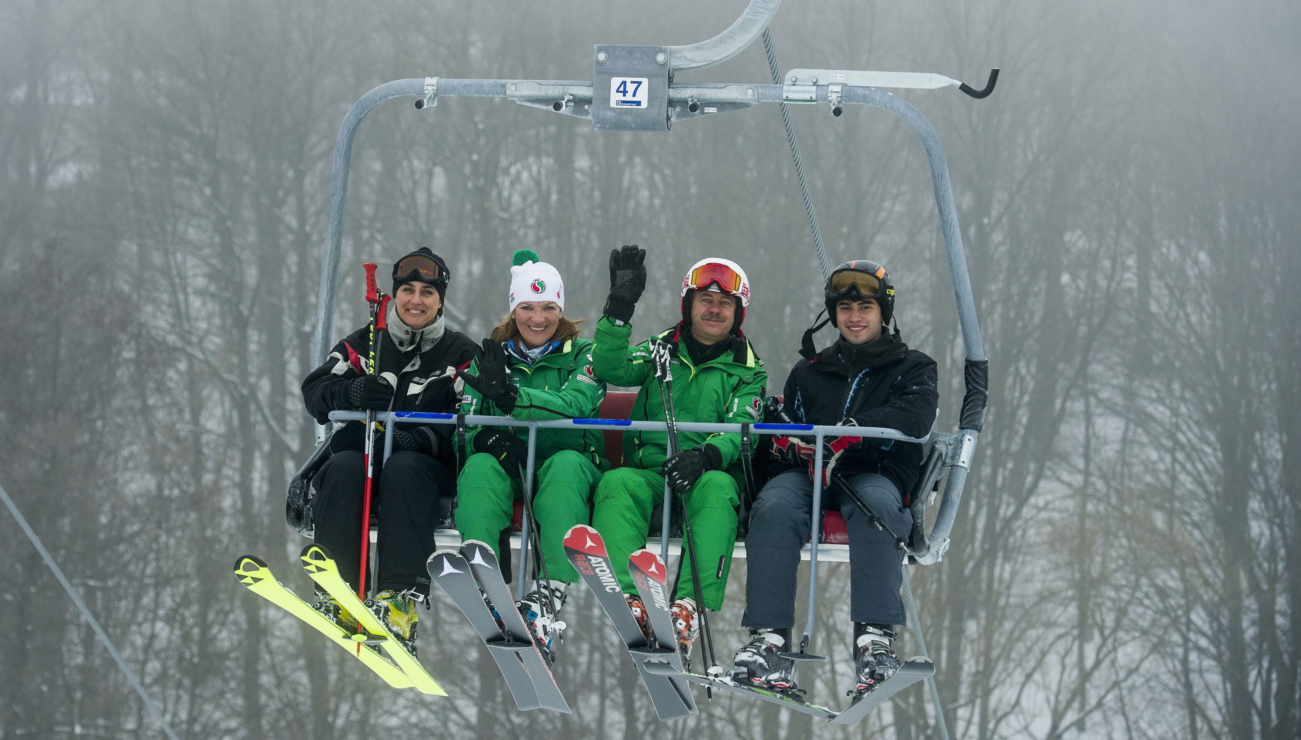 Révész Máriusz a Mátraszentistváni ülőlift átadásán - MTI Fotó: Komka Péter