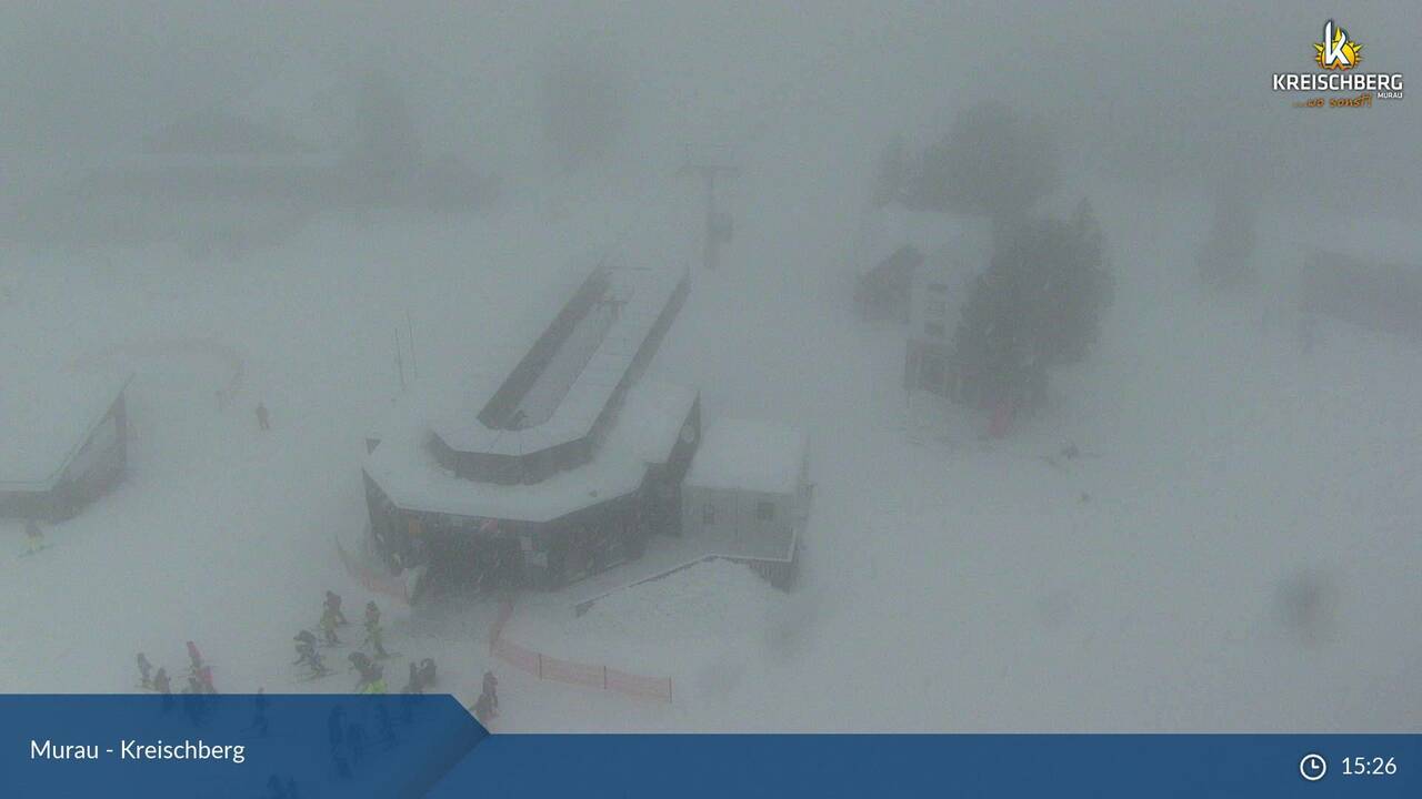 Kreischberg, 1770 m, hétfő délután